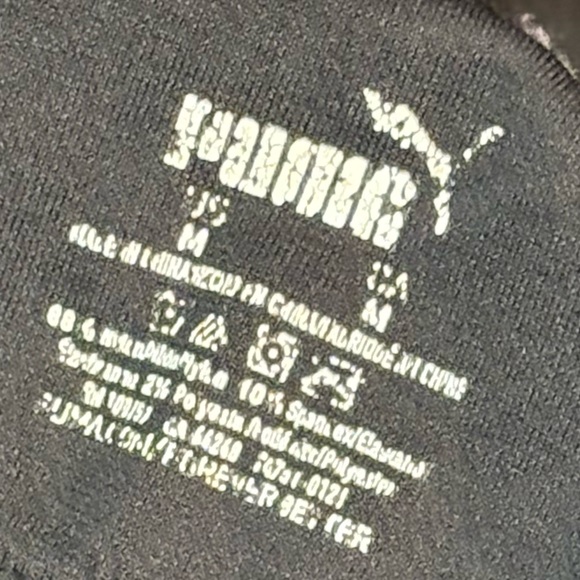 Puma Sports Bra Set of 2 | Black & Gray Medium | Workout Fitness Duo - Picture 8 of 9